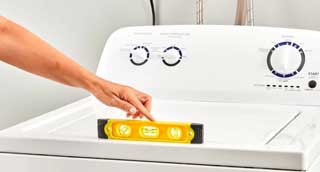 washing machine level